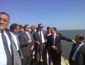 وفد "محلية البرلمان" يتفقد كورنيش بحيرة البرلس ومبنى شرطة المسطحات