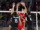 بالصور.. بعد مرور أربعة أشواط.. شباب الطائرة يتقدمون على بولندا ٣/١  فى ببطولة العالم