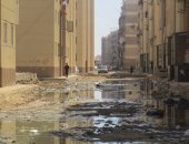 بالصور.. مياه المجارى تغرق مساكن الأمل الجديدة ببورسعيد 