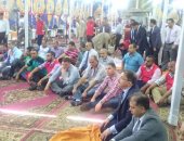 بالصور.. القضاة يؤدون صلاة الجمعة داخل خيمة عمومية الأهلى