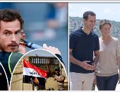 حصاد العالم بالصور.. رفع العلم العراقى فى قلب تلعفر.. ملك إسبانيا يشارك فى مسيرة تنديدا بالإرهاب.. بشار الأسد يتفقد المشاريع بطرطوس.. شرطة روسيا تعتقل متظاهرين بموسكو.. و"اندى موراى" ينسحب من بطولة أمريكا للتنس