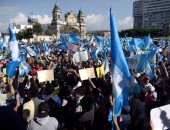 بالصور.. استمرار الاحتجاجات فى جواتيمالا ضد الرئيس جيمى موراليس