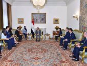 السيسي يشيد بتميز العلاقات والشراكة الاستراتيجية بين مصر والصين