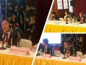 السيسى يعرض رؤية مصر لـ"الإصلاح" لأول مرة فى قمة "بريكس".. سفير الصين بالقاهرة: حضوره فرصة لتعريف العالم بمكانة مصر.. مباحثات مع "جين بينج" على هامش القمة.. ومهتمون بمشروعات القناة والعاصمة الإدارية الجديدة