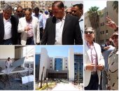 وزير الصحة يتفقد مستشفى 15 مايو المركزى بحلوان تمهيدا لافتتاحه