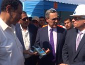 بالصور محافظ الدقهلية يفتتح محطة مياه الطيبة بتكلفة 8 مليون جنيه