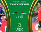 الكاف يصف مباراة مصر وأوغندا بـ"المعركة"