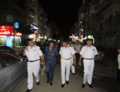 بالصور.. مدير أمن الإسماعيلية يتفقد شوارع وميادين دائرة قسم ثان الإسماعيلية