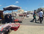 بالصور و الفيديو ..  قلعة قايتباى تستقبل الزائرين فى أول أيام عيد الاضحى المبارك 