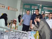 مستشفى الأطفال بجامعة المنصورة تشارك الأطفال عيد الأضحى