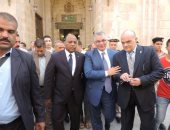 بالصور.. مساعد وزير الداخلية لوسط الدلتا يتفقد الخدمات الأمنية بطنطا 