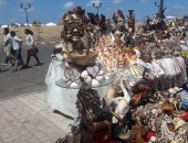 بالصور .. العيد فى قلعة قايتاي بالإسكندرية: خيل ودراجات وتأجير مراكب