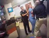 بالفيديو.."حقوق الإنسان على الطريقة الإمريكية".. شرطى يعتدى على ممرضة