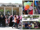 المواطنون يحتفلون بالعيد فى الحدائق والمتنزهات