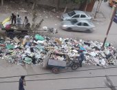 قارئ يشكو تلال القمامة والمخلفات فى شوارع حى ثانى الإسماعيلية