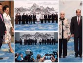 زعماء الدول الـ 10 وزوجاتهم فى قمة بريكس