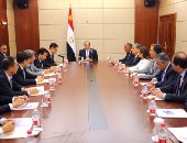 السيسي لرؤساء الشركات الصينية: نسعى لأفضل العروض فى التعاقد بشتى المشروعات