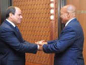 السيسي ورئيس جنوب أفريقيا يؤكدان دعمهما لمشروع طريق "القاهرة-كيب تاون"
