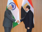 السيسى  يبحث مع رئيس وزراء الهند على هامش قمة بريكس سبل تطوير التعاون  