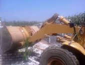  إزالة 10 حالات تعد على الأراضى الزراعية فى حملة بسوهاج