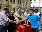 افتتاح الدورة الأفريقية لكرة القدم بجامعة الإسكندرية