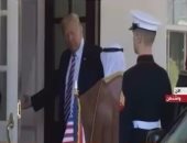 بالفيديو.. دونالد ترامب يستقبل أمير الكويت في البيت الأبيض 