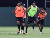 بالصور.. كهربا يعود لتدريبات الاتحاد بعد مواجهة أوغندا