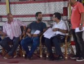 أحمد مرتضى يؤازر لاعبى الزمالك فى التدريبات