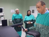 بالصور .. محافظ بورسعيد يفتتح قسم جراحة المخ والأعصاب بالمستشفى العام 