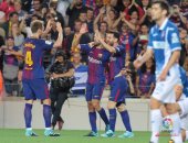 شاهد.. ميسى يهز شباك بوفون للمرة الأولى فى قمة برشلونة ويوفنتوس