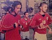 شاهد.. "ميدو وأمير عزمى" مع منتخب الشباب