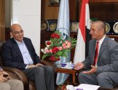 بالصور.. محافظ كفر الشيخ يستقبل وزير الزراعة لتفقد مزارع الذرة الشامية