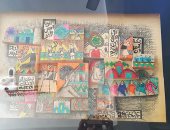 أحمد "رسام" يحول كل شئ لـ "بورتريهات"