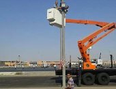 زيادة الإنارة أمام مبنى الرحلات الموسمية تزامنا مع عودة الحجاج