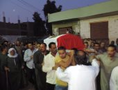 بالصور.. جنازة مهيبة لشهيد سيناء بمسقط رأسة فى المنوفية 
