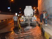 بالصور .. أحياء الاسكندرية تواصل الاستعدادات المكثفة لإستقبال موسم الأمطار