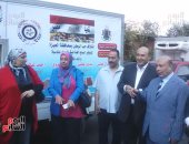 بالصور.. أسطول "حب الوطن" ينطلق بـ200 سيارة لبيع السلع بجميع أحياء الجيزة