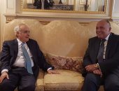 سامح شكرى يبحث مع غسان سلامة جهود تسوية الأزمة الليبية 