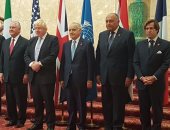 سامح شكرى يشارك بالاجتماع السداسى بشأن ليبيا فى لندن