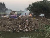 أهالى كفر الشعراء بالشرقية يشكون من تكرار حرق القمامة