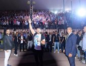 بالصور.. تامر حسنى يحيى حفل شباب الجامعات ويشكر أبناء المنوفية لحسن الإستقبال 