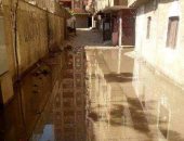 مياه الصرف تغرق شارع حنفى غنيم ببشتيل منذ ثلاثة أيام