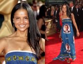  تعرف على نجمة نافقت أوباما وظهرت بفستان يحمل صورته بحفل Emmy Awards