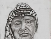 شاهد لوحات مميزة لأحمد زكى وعادل إمام وياسر عرفات بريشة القارئ أحمد اللبدى