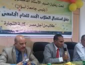 رئيس جامعة أسوان يتفقد سير الدراسة داخل الكليات 