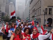 بالصور.. مصريون فى نيويورك يرصدون مظاهر احتفالات الجالية بالسيسى