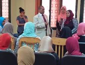 بالصور .. نائب رئيس جامعة الإسكندرية بمطروح يتفقد انتظام الدراسة بالكليات