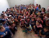 بالصور.. أطفال سوريا يعودون للدراسة بحلب على أنقاض دمار الجماعات الإرهابية