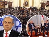 نواب البرلمان يثمنون لقائى السيسى مع أبو مازن ونتنياهو فى نيوريوك.. لجنة الدفاع: الرئيس يحاول إحياء عملية السلام بعد تجميدها نتيجة رعاية قطر للإرهاب.. والدبلوماسية سلاح مصر لحل القضية لتجنب ويلات الحروب