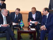 الرئيس السيسي يبحث مع نظيره البرازيلى فى نيويورك تعزيز علاقات البلدين